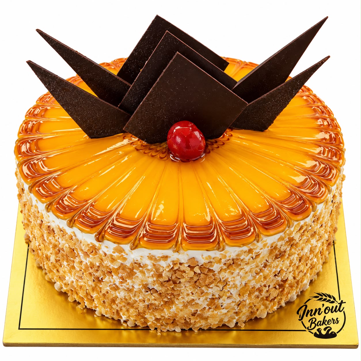 Butterscotch Gold Cake - In n Out Bakers, Amritsar