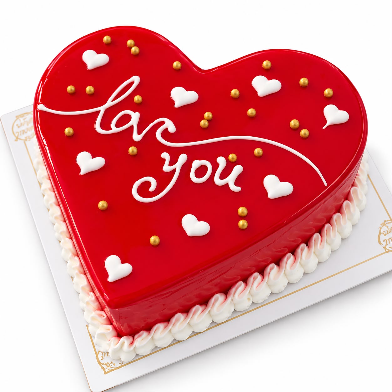 Red Heart Cake - In n Out Bakers, Amritsar